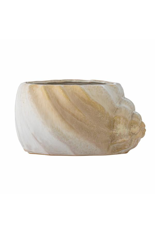 Bloomingville Corelia Flowerpot, Brown, Stoneware