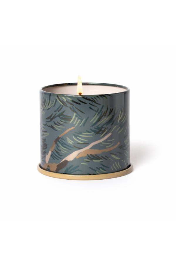 Illume Hinoki Sage Vanity Tin Candle, Green,