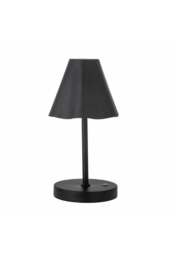 Bloomingville Lianna Portable Lampe, Rechargeable, Black, Metal