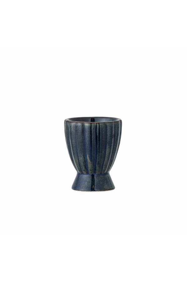 Bloomingville Latina Egg Cup, Blue, Stoneware