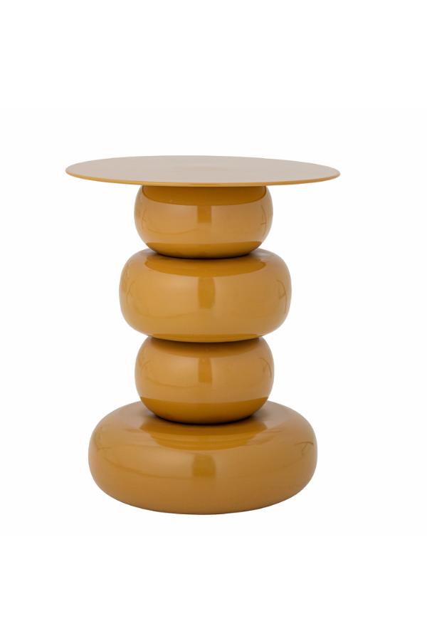 Bloomingville Olonne Side Table, Yellow, Metal