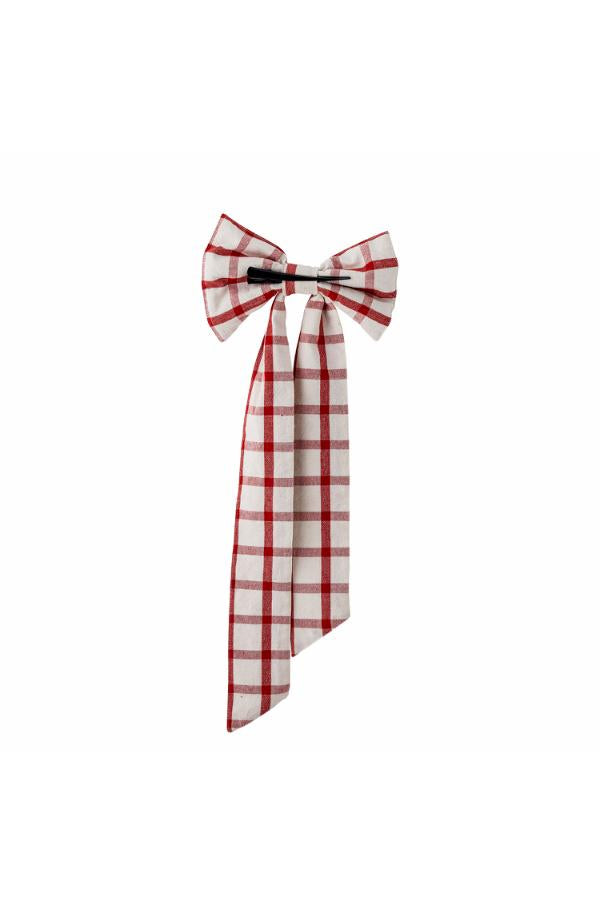 Bloomingville Ruby Deco Bow, Red, Cotton
