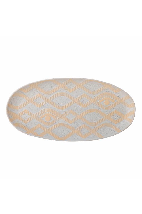 Bloomingville Newa Tray, Nature, Stoneware