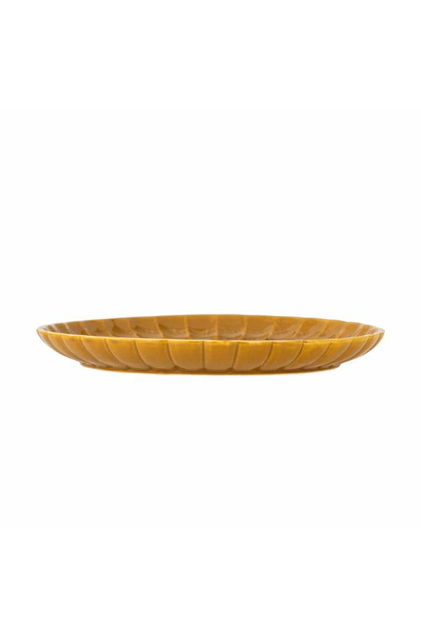 Bloomingville Latina Plate, Yellow, Stoneware