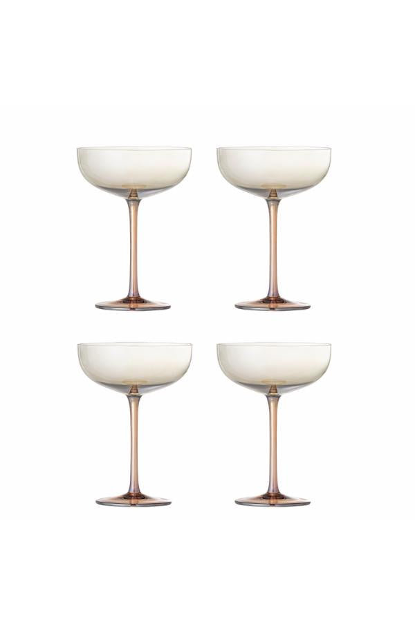 Bloomingville Aston Cocktail Glass, Bronze, Glass
