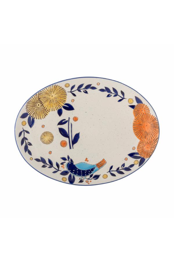 Creative Collection Lynna Serving Plate, Multi, Stoneware