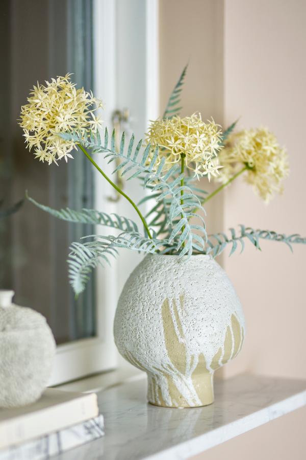 Bloomingville Morag Vase, Nature, Stoneware