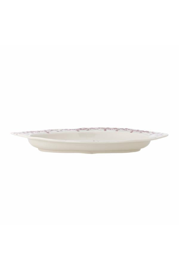 Bloomingville Wonderland Serving Plate, Rose, Stoneware