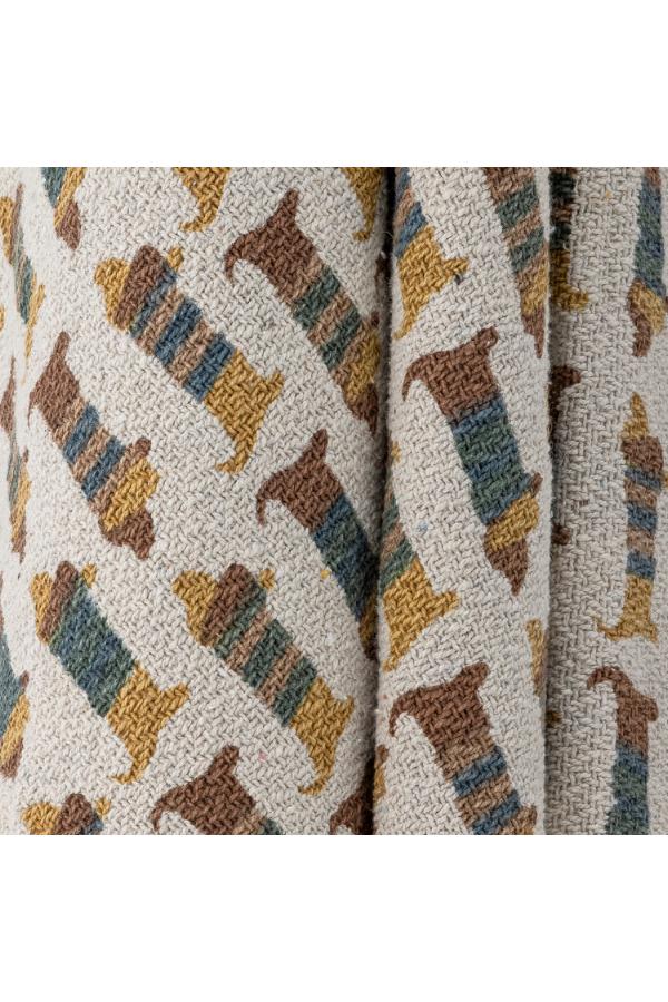 Bloomingville Mini Charlie Throw, Multi, Recycled Cotton