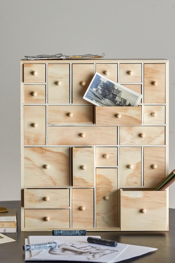 Bloomingville Valery Storage Box, Nature, FSC®100%, Pine