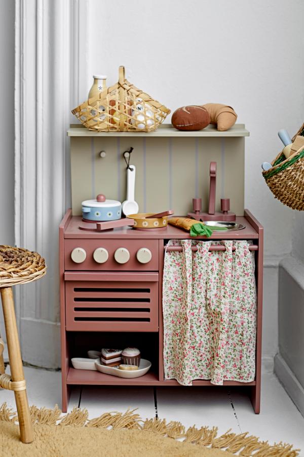 Bloomingville Mini Pippi Mini Stove, Brown, FSC®100%, MDF