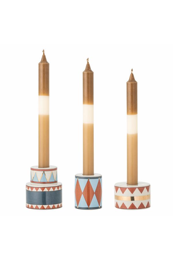Bloomingville Bitja Candle Holder, Multi, Stoneware