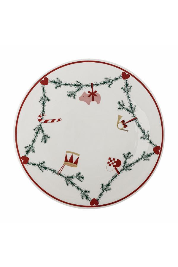Bloomingville Yule Turntable, Nature, Stoneware