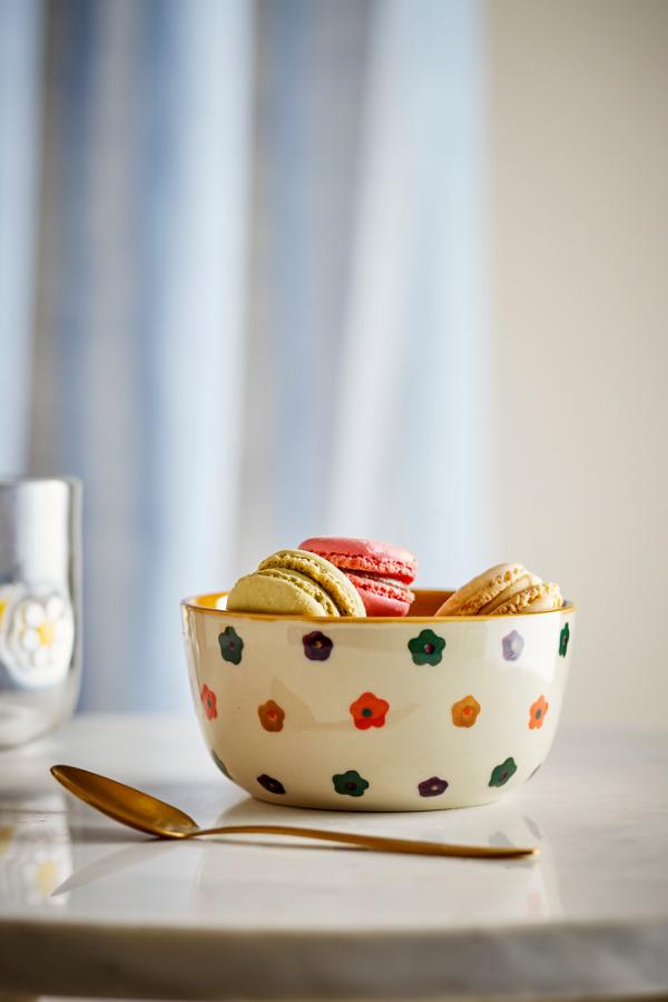 Bloomingville Mini Addy Bowl, White, Stoneware
