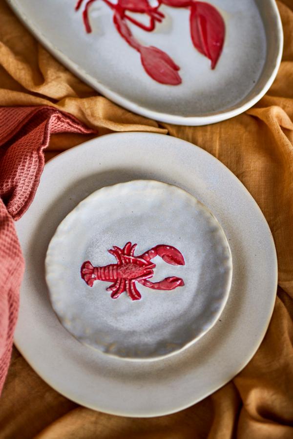 Creative Collection Hadden Plate, Red, Stoneware