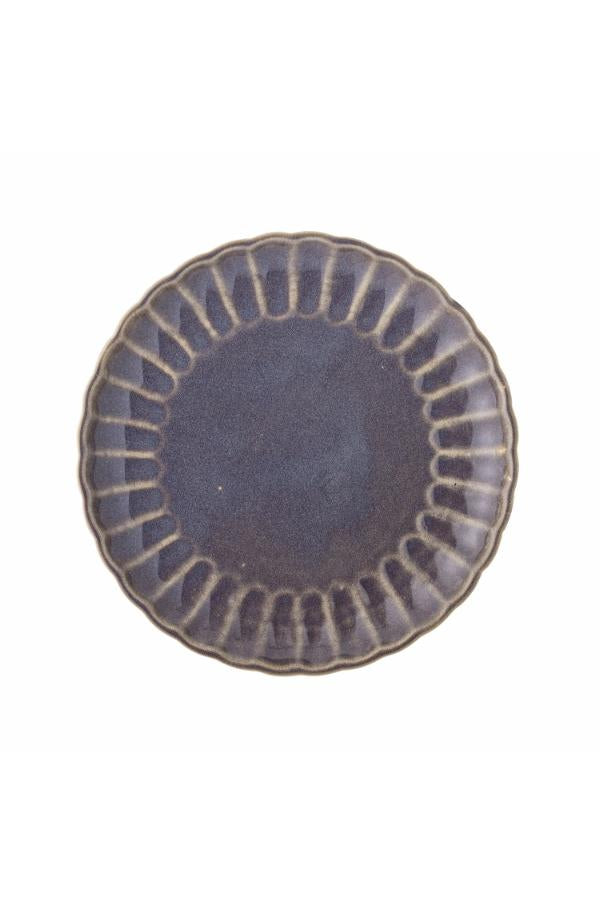 Bloomingville Latina Plate, Purple, Stoneware