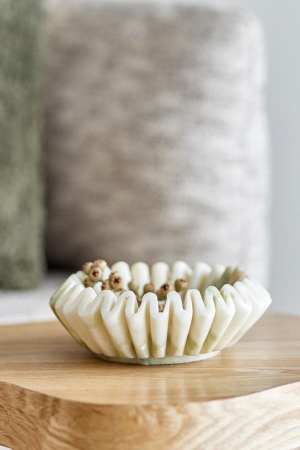 Bloomingville Harmonia Bowl, Green, Marble