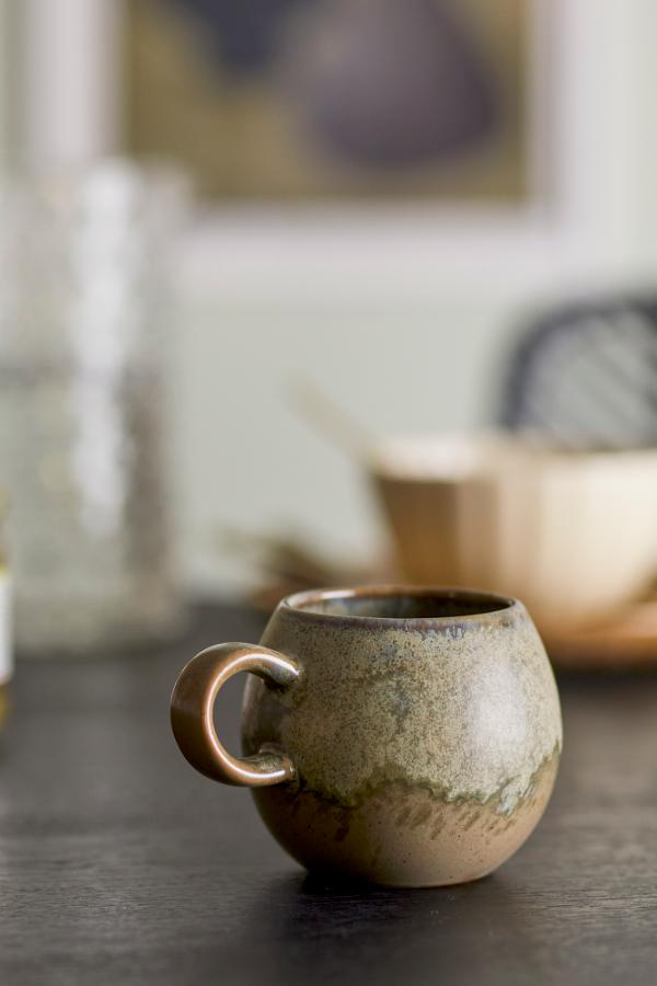 Bloomingville Paula Cup, Brown, Stoneware