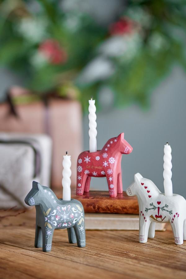 Bloomingville Siffer Candle Holder, Multi, Polyresin