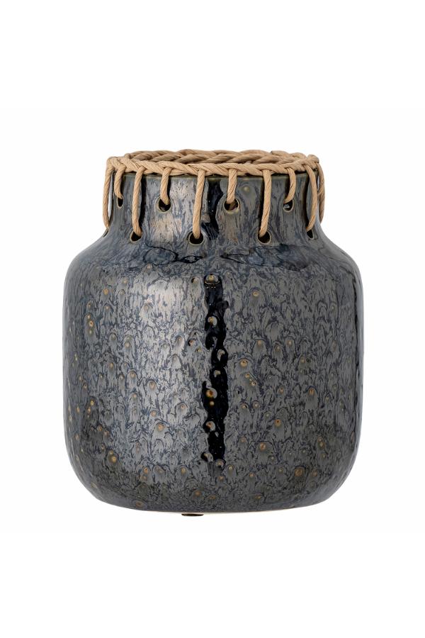 Bloomingville Janel Vase, Black, Ceramic