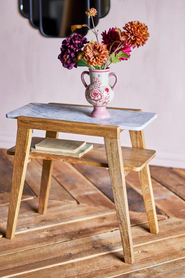 Creative Collection Livi Side Table, Nature, FSC®100%, Mango