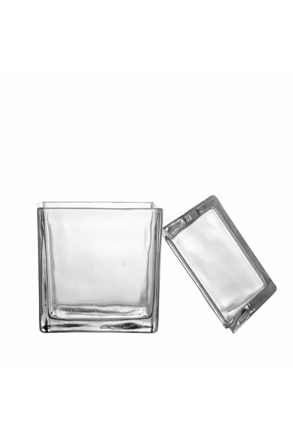 Bloomingville Elius Jar w/Lid, Clear, Recycled Glass