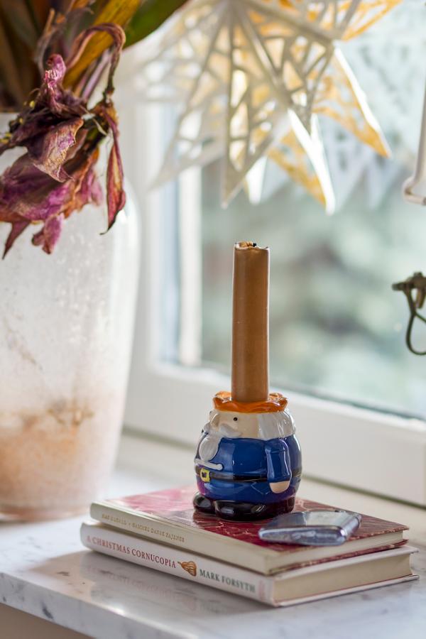 Bloomingville Feast Candle Holder, Multi, Stoneware