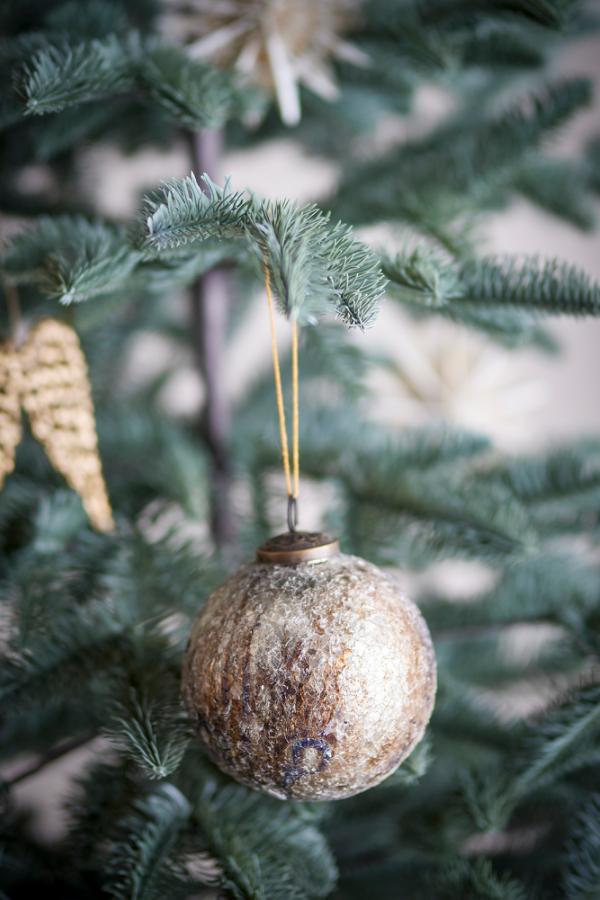 Bloomingville Nany Ornament, Bronze, Glass