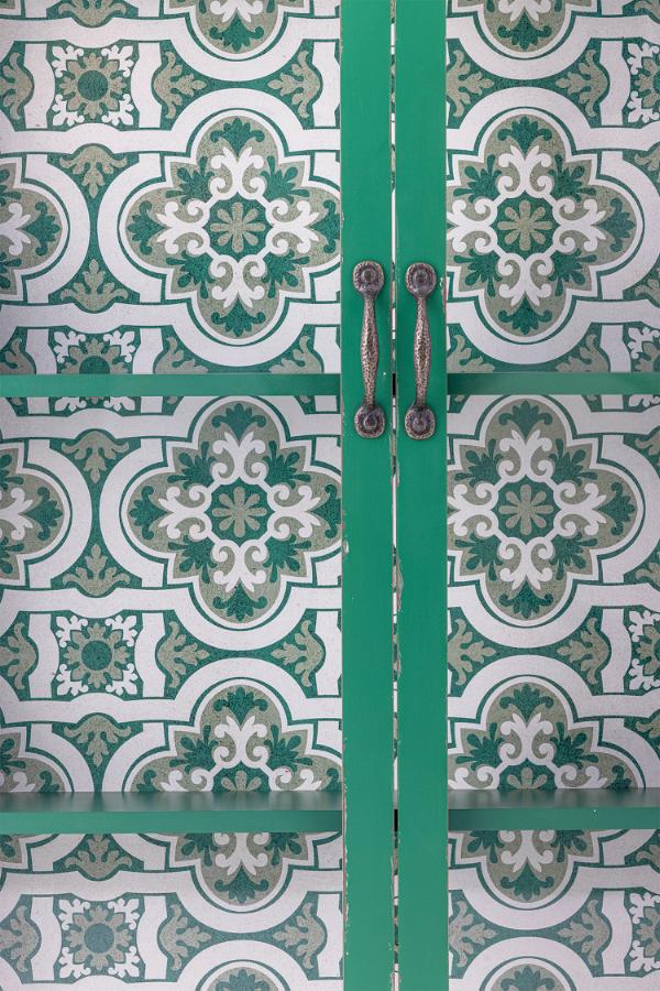 Creative Collection Hazem Cabinet, Green, Firwood