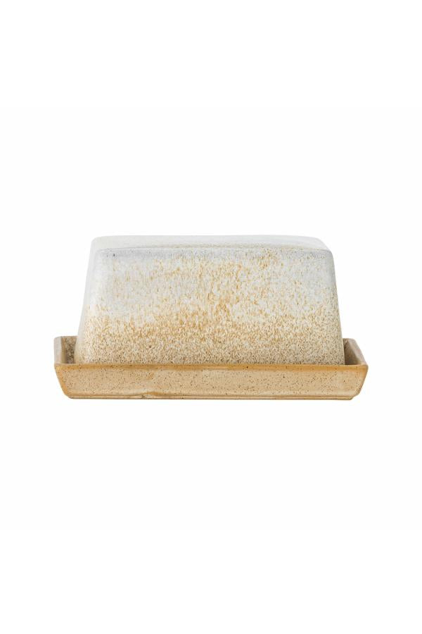 Bloomingville Paula Butter Box, Nature, Stoneware