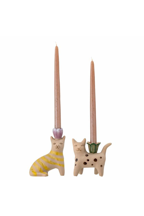 Bloomingville Mamie Candle Holder, Multi, Stoneware