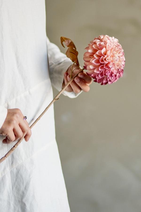 Bloomingville Chrysantemum Stem, Rose, Artificial Flowers
