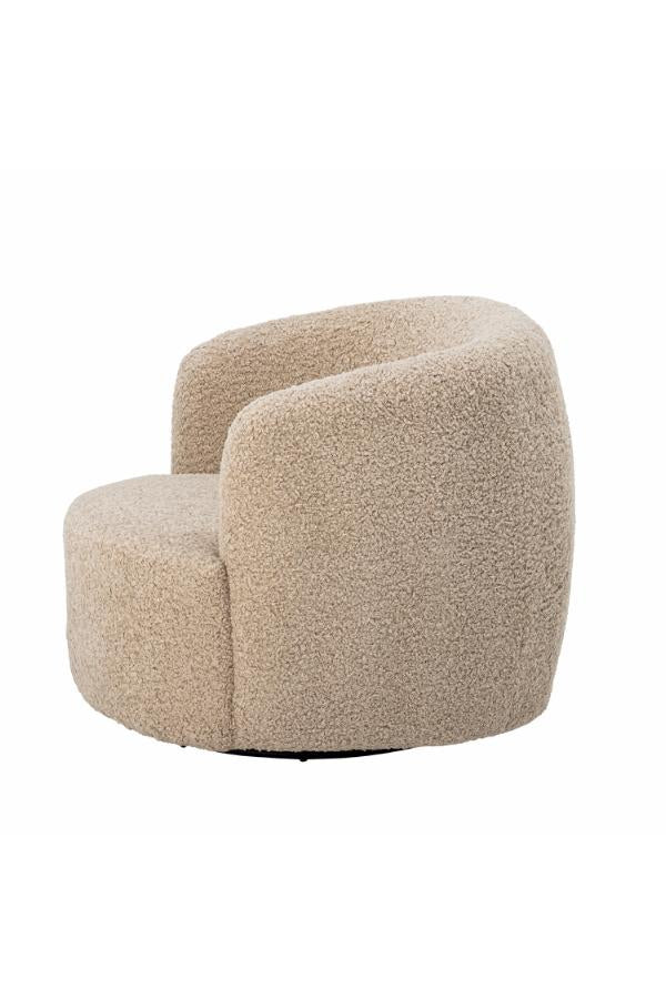 Bloomingville Bocca Lounge Chair, Nature, Polyester