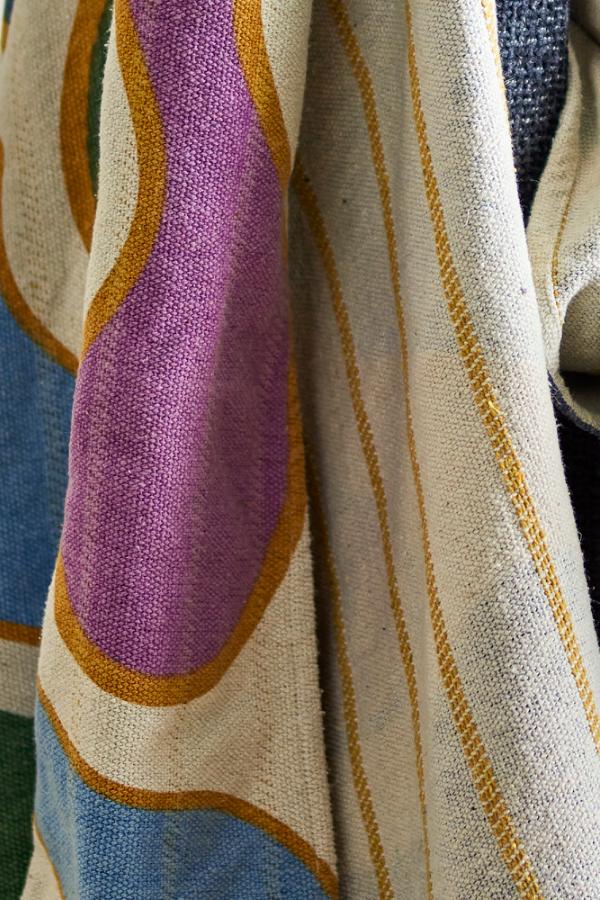 Bloomingville Salacia Throw, Multi, Recycled Cotton