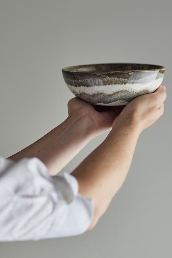 Bloomingville Paula Bowl, Grey, Stoneware