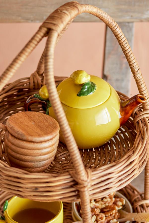 Creative Collection Limone Teapot, Yellow, Stoneware