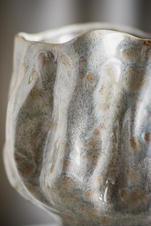 Bloomingville Adair Vase, White, Stoneware