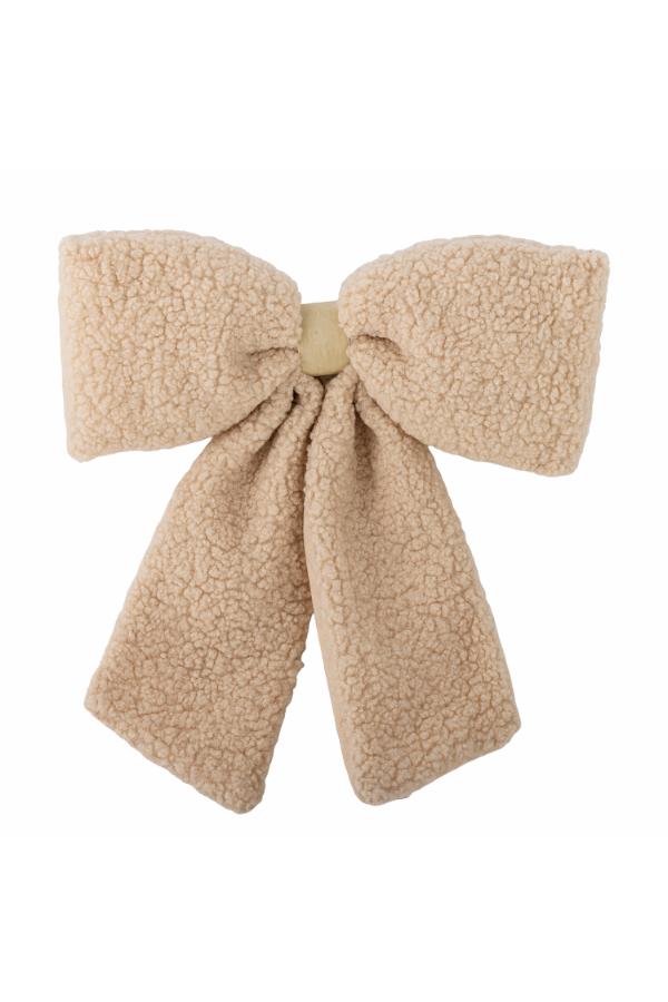 Bloomingville Ruby Deco Bow, Nature, Polyester