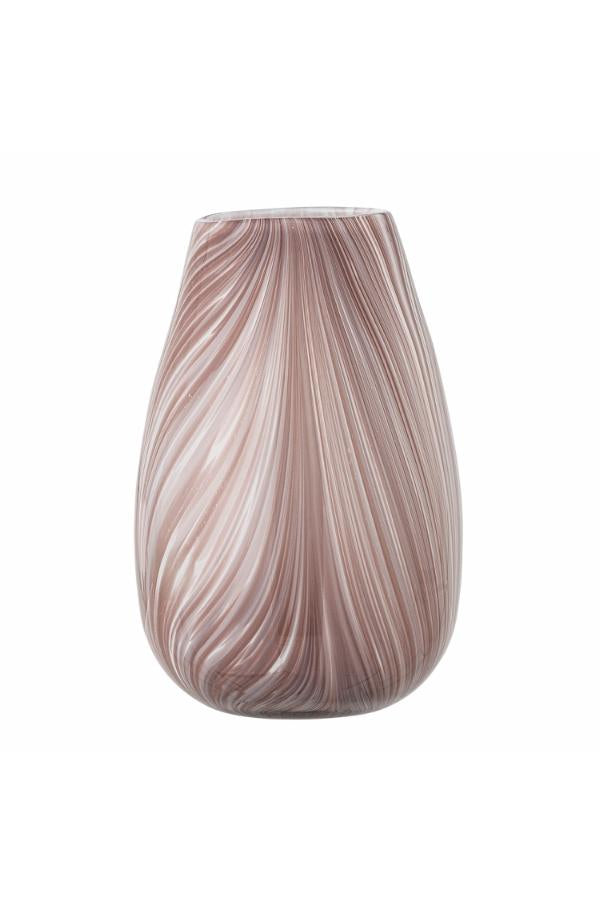 Bloomingville Ennis Vase, Rose, Glass