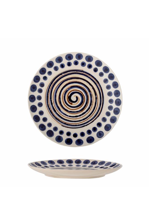 Bloomingville Shama Plate, Multi, Stoneware