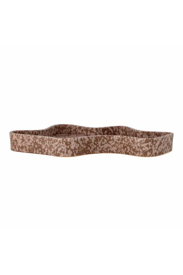 Bloomingville Lakey Tray, Brown, Stoneware