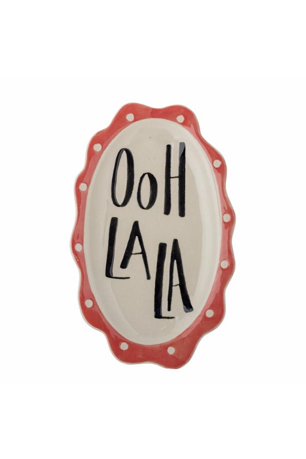 Bloomingville Soline Serving Plate, Multi, Stoneware