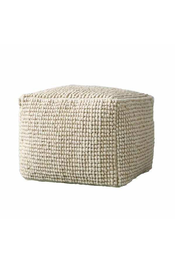 Creative Collection Suna Pouf, Nature, Wool