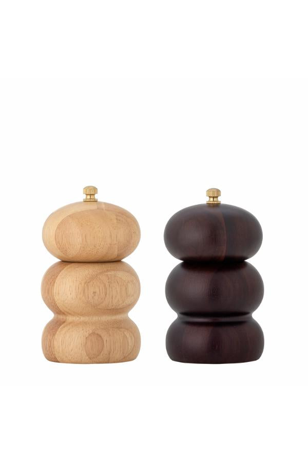 Bloomingville Marge Salt & Pepper Mill, Nature, Rubberwood