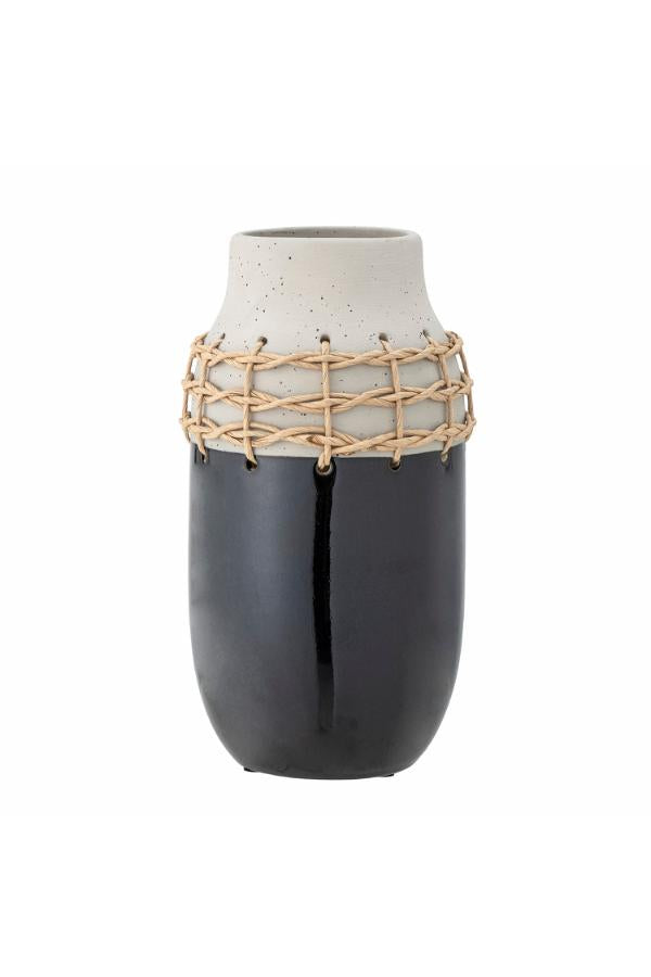Bloomingville Janie Vase, Black, Ceramic