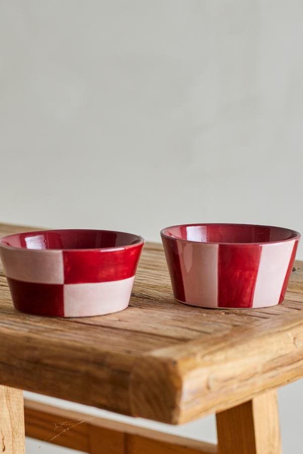 Bloomingville Floki Bowl, Rose, Stoneware