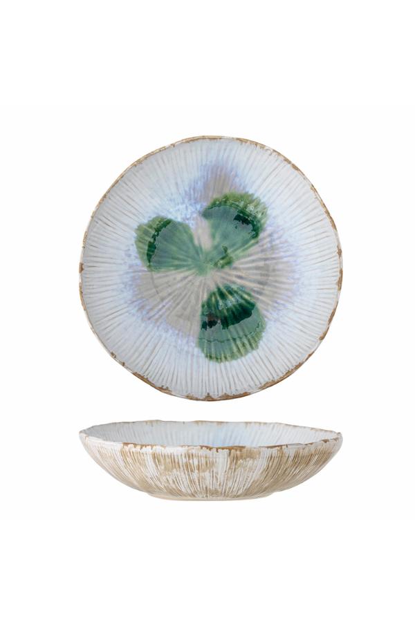 Bloomingville Mati Bowl, Green, Stoneware