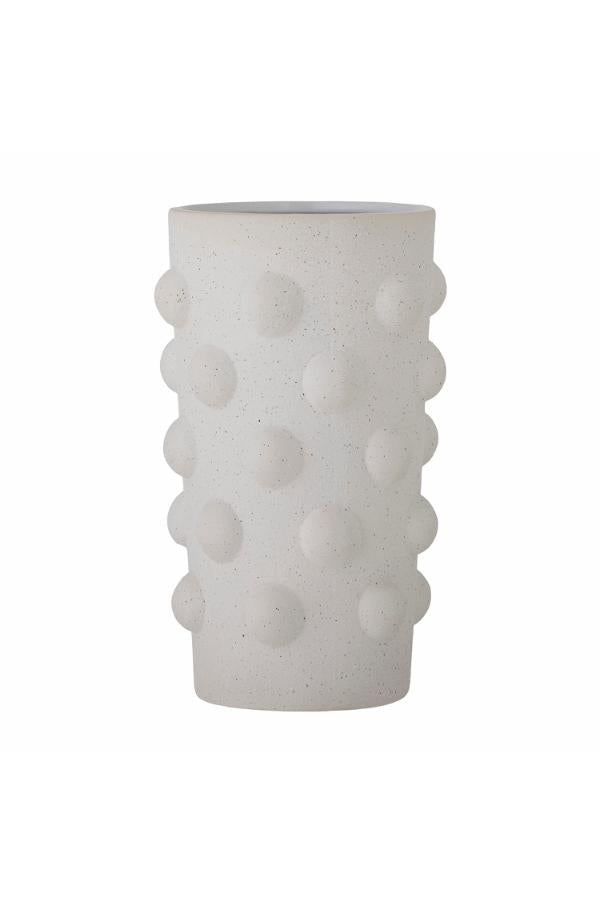 Bloomingville Artan Vase, White, Stoneware