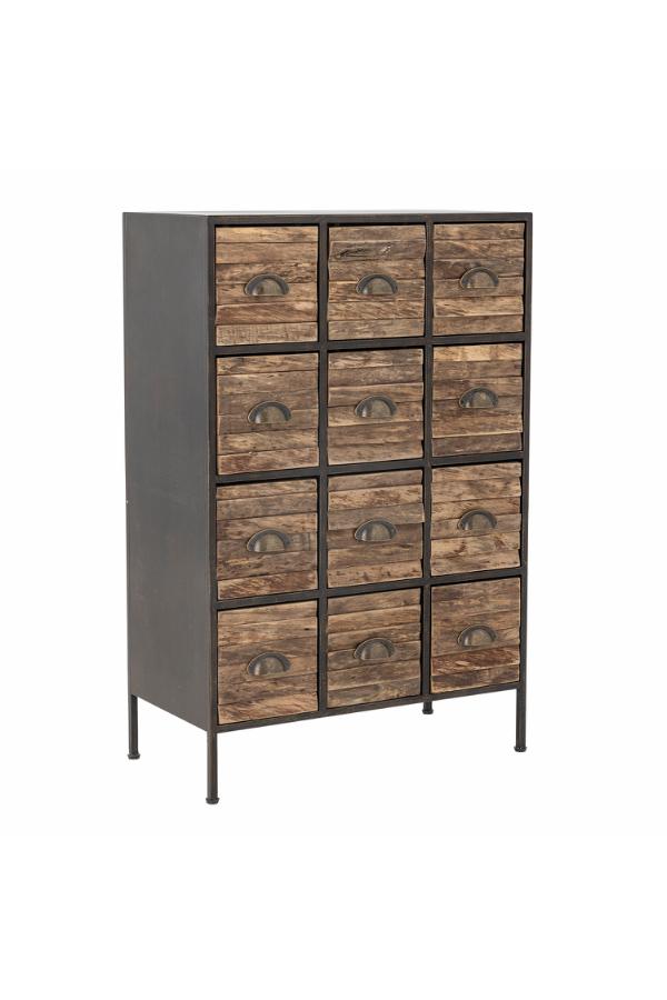 Creative Collection Matteo Drawers, Black, Metal