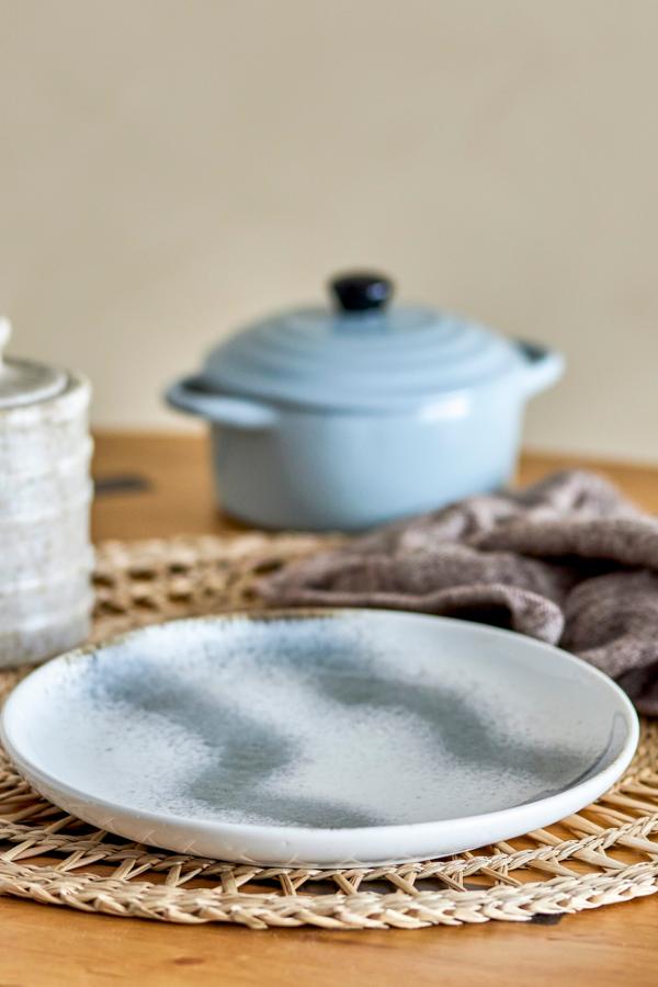 Bloomingville Paula Plate, Grey, Stoneware